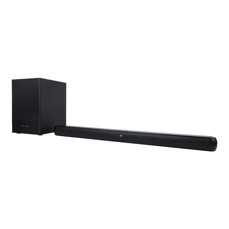 Soundbar Muse M-1520SBT — 50 W RMS, przewodowy i bezprzewodowy, czarny, 660×60×59 mm