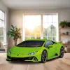 Puzzle 3D 158 elementów Lamborghini Huracan EVO zielony