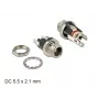 Złącze przewodowe DeLOCK 89910 DC Czarny Nickel