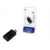 Zewnętrzna karta dźwiękowa USB LOGILINK UA0078, 7.1-kanałowa, interfejs USB, kompaktowa 124×194×34 mm, 80 g