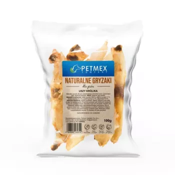 PETMEX przysmak do żucia dla psa - ucho królika - 100 g