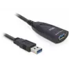 Kabel USB DeLOCK 83089 USB 3.0 5m Czarny