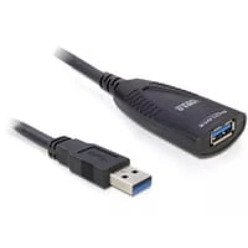 Kabel USB DeLOCK 83089 USB 3.0 5m Czarny