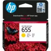 HP 655 żółty Oryginalny Ink Advantage Cartridge, żółty, 1 szt., 600 stron