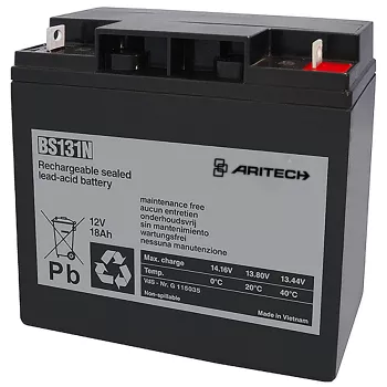 Akumulator żelowy Aritech BS131N 12V 18Ah, bezobsługowy, wielokrotnego ładowania
