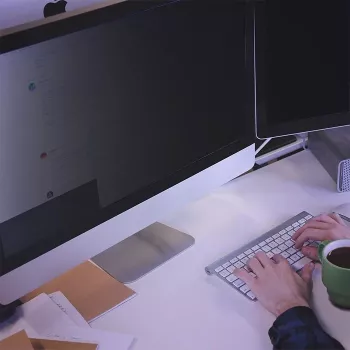 Filtr prywatności Qoltec GDPR 23 cale | 16:9 | Ochrona oczu | Panoramiczny