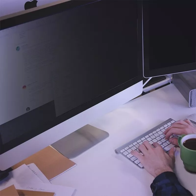 Filtr prywatności Qoltec GDPR 23 cale | 16:9 | Ochrona oczu | Panoramiczny