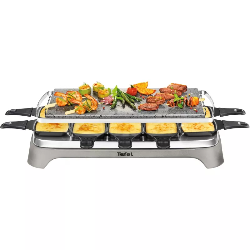 Tefal PR457B raclette grill 10 osobowy 1350 W Szary