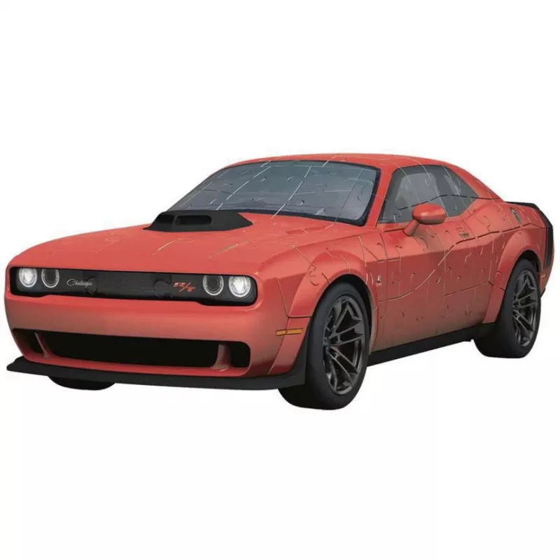 3D puzzle Ravensburger Dodge Challenger R/T Scat Pack Widebody – seria Iconics, replika modelu