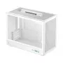 Obudowa komputerowa DeepCool CH160 PLUS WH Small Form Factor biała, microATX, szkło hartowane, USB-C