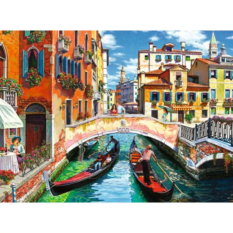 Puzzle Ravensburger 100 el. Miasto 275×195 mm, wiek 9+
