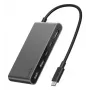 Belkin Connect, USB Type-C, HDMI, USB 2.0 Type-A, USB Type-C, 5000 Mbit/s, 60 Hz, 3840 x 2160 Pixel, Czarny