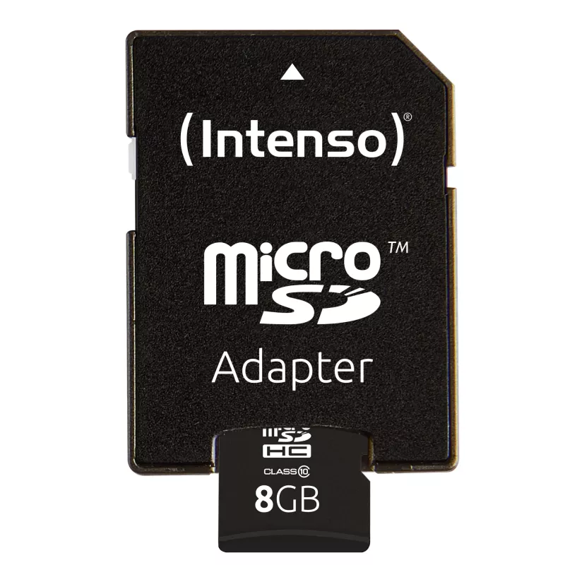 PAMIĘĆ MICRO SDHC 8GB C10/Z/ADAPTEREM 3413460 INTENSO
