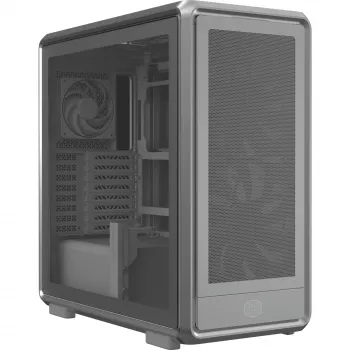 PC Midi Tower Cooler Master MasterFrame 600 Mesh Srebrny — obsługuje ATX/EATX, przednie 2×200 mm, dyski 2,5 cala/3,5 cala