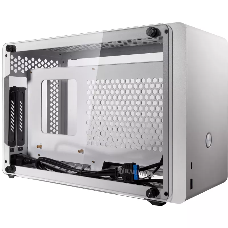 Obudowa RAIJINTEK Ophion Mini-ITX ze szkłem hartowanym - biała - obudowa - Mini-ITX