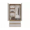 MALWA SS-90 wardrobe dąb artisan/kaszmir