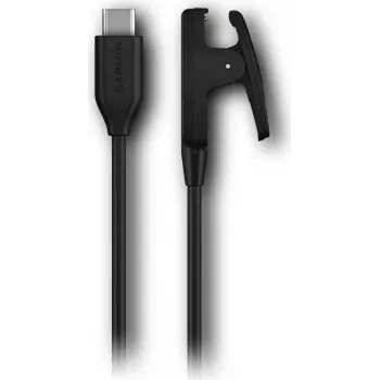 Klips do kabla ładującego GARMIN 010-13289-00 USB-C czarny do kompatybilnych urządzeń Garmin