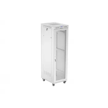 Szafa rack LANBERG FF01-6842-23SL 42U 600x800 mm siatkowe drzwi przednie i tylne