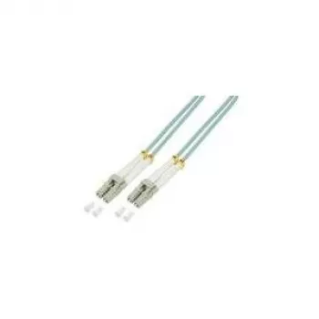 Logilink - kabel krosowy - LC wielomodowy (M) - LC wielomodowy (M) - 7,5 m - światłowód - 50/125 mikrometrów - OM3 - bezhalogenowy - akwamaryna (FP3LC07)
