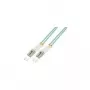 Logilink - kabel krosowy - LC wielomodowy (M) - LC wielomodowy (M) - 7,5 m - światłowód - 50/125 mikrometrów - OM3 - bezhalogenowy - akwamaryna (FP3LC07)