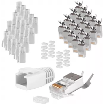 Wtyk RJ-45 ShiverPeaks 72067-20GR Szary