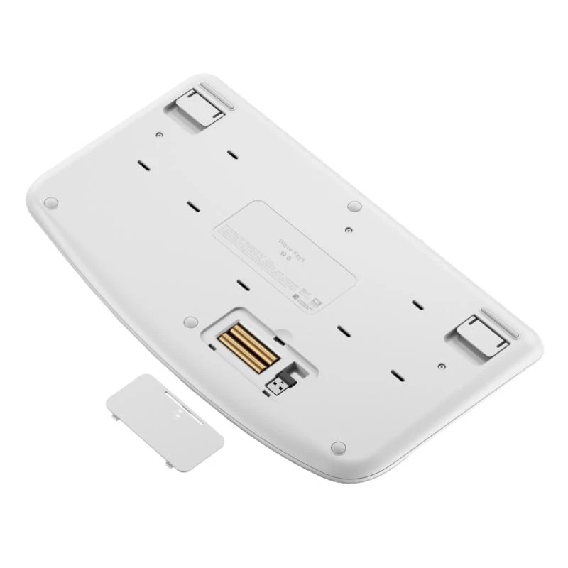 Klawiatura Logitech Wave Keys biurowa RF Wireless Bluetooth QWERTZ niemiecka biała