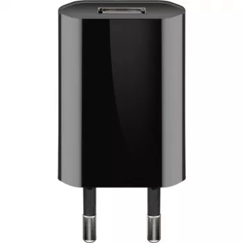 Ładowarka sieciowa USB GOOBAY 5 W, 1x USB 2.0, wejście 100–240 V, czarna