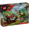 Zestaw konstrukcyjny LEGO Jurassic World 76972 Ucieczka raptora w terenie, 285 szt., 2 minifigurki, wiek 6+