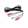 Equip 147094 kabel audio 2,5 m 2 x RCA czarny