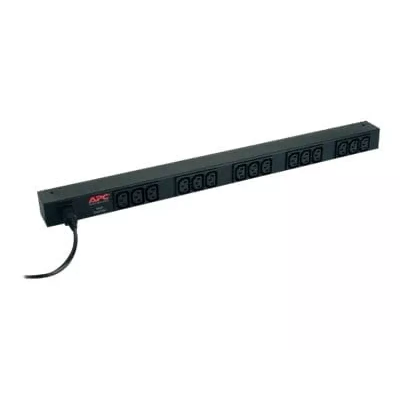 APC RACK PDU BASIC ZERO U 10A 230V listwa zasilająca (PDU) 15 gniazd AC 0U Czarna
