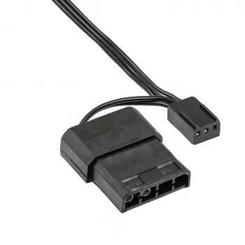 Akyga AW-12A-BK wentylator obudowy 120 mm, Molex / 3-pin, 20 dB, czarny