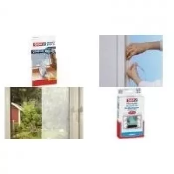 tesa siatka na owady STANDARD do okna, 1,50 m x 1,80 m, można prać w temperaturze do 30 stopni, odporna na UV (55680-00001-01)