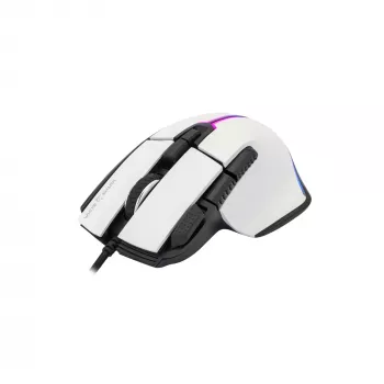 biały Shark GM-9006 MARROK Biały RGB / 12.000 dpi