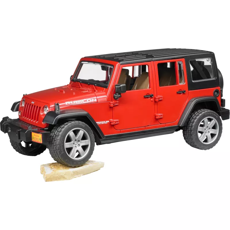 Model pojazdu terenowego BRUDER JEEP Wrangler Unlimited Rubicon