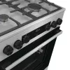 Gorenje GKS6C71XF Wolnostojąca kuchenka z piekarnikiem Srebrna