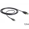 Kabel USB DeLOCK USB 2.0-A - micro-USB B 1,5m