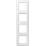 Panel ramki przełącznika Jung AS 584 WW Biały, duroplast, 80,5 × 293,5 mm