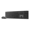 Bezprzewodowy zestaw klawiatury i myszy Lenovo 700 Modern Multi-Device — układ US English, Bluetooth, Luna szary