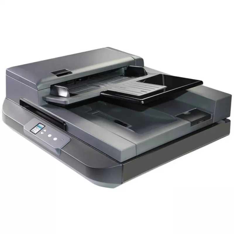 Skaner płaski i ADF Avision AD5800 — 1200 x 1200 DPI, A4, podajnik ADF 100 arkuszy, duplex, LCD, biały