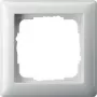 Płytka ścienna Gira Standard 55 Biała — bezwkrętowa termoplastyczna, 80.7×80.7 mm, grubość 11.4 mm