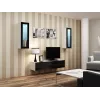Cama stojak TV VIGO 140 30/140/40 biały/czarny połysk