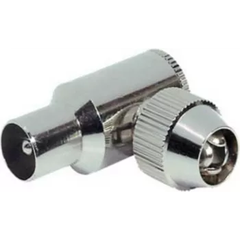 Złącze koncentryczne ShiverPeaks 82020-1M — metalowe połączenie śrubowe, adapter koncentryczny