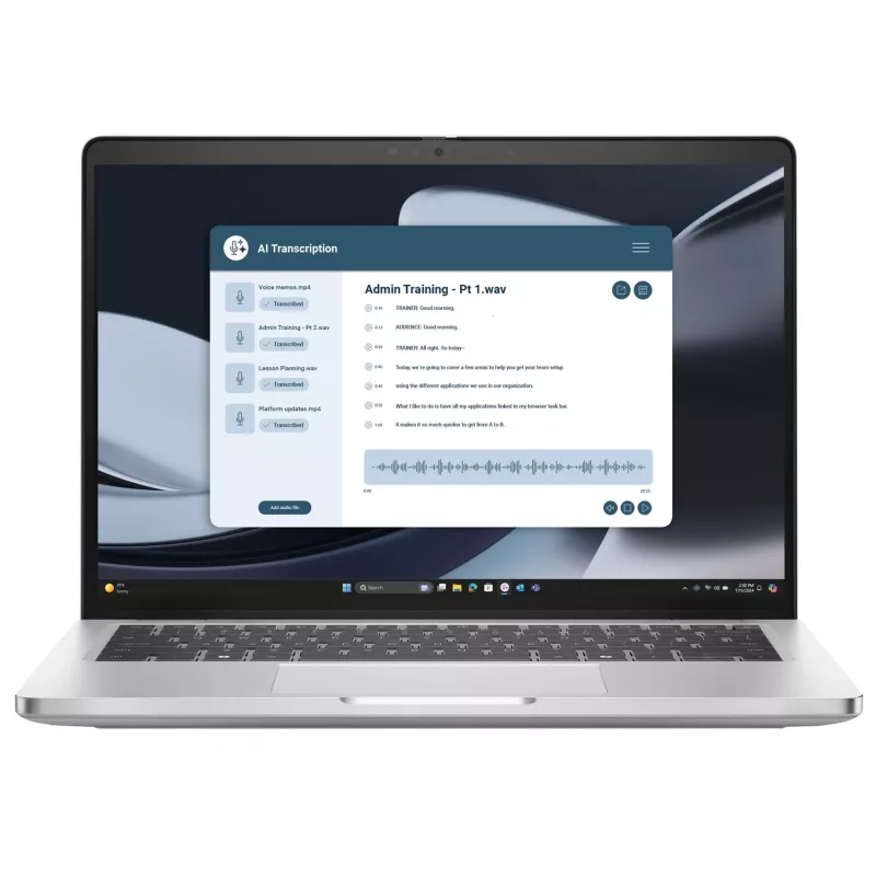 DELL Pro 14 Plus PB14255 AMD Ryzen™ 5 220 Laptop 35,6 cm (14) Full HD+ 16 GB LPDDR5x-SDRAM 512 GB SSD Wi-Fi 7 (802.11be) Windows 11 Pro Aluminium