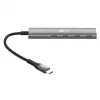 Goobay Slim 4-Port USB-Hub USB-C na 5 Gbit/s - -Wtyk> 4x -Gniazdo (76564)