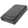 Obudowa HDD/SSD Unitek Y-3035 — 2.5/3.5 cala SATA, USB 3.2 Gen 1 (USB Type-B), 6 Gbit/s, czarna, zasilacz sieciowy