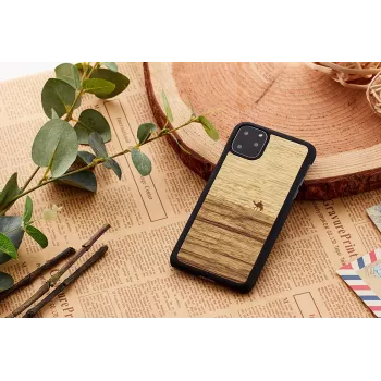 Etui na smartfona man and wood do iPhone 11 Pro — terra Czarny