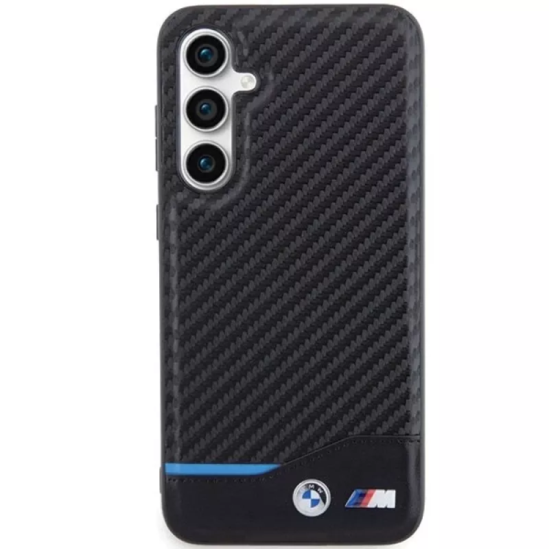 BMW | BMHCS23FE22NBCK | Pokrowiec tylny | Samsung | Galaxy S23 FE | Skóra Carbon | Czarny