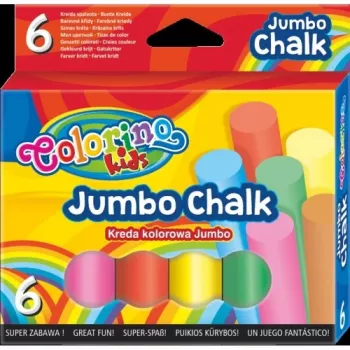Colorino Kids JUMBO Kczerwonya kolorowa 6 kolorów