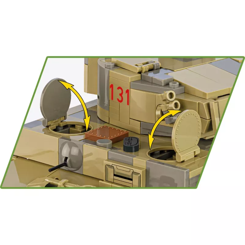 Zestaw konstrukcyjny COBI Panzer VI Tiger nr 131 1275 elementów
