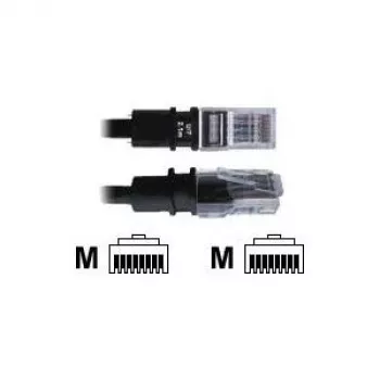 PatchSee BasicPatch - kabel krosowy - RJ-45 (M) do RJ-45 (M) - 1.5 m - FTP - kat. 5e - ekranowany - czarny